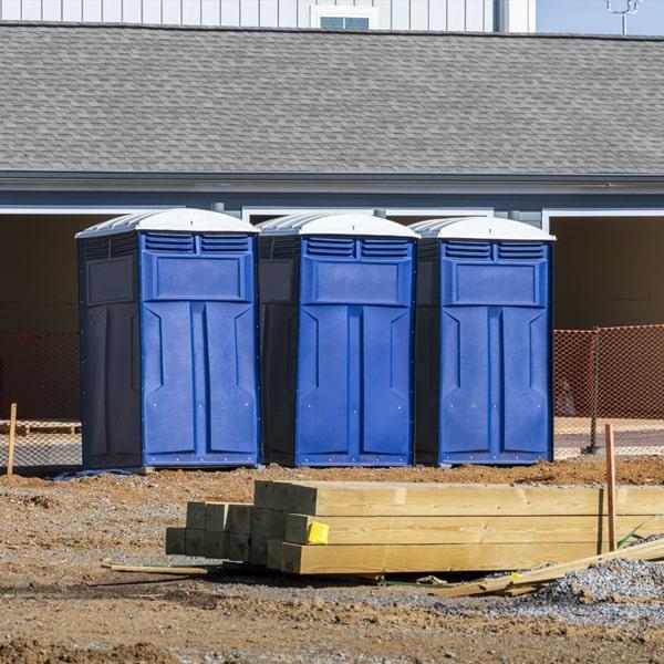 Heavy-duty construction site porta potty in Union City, California